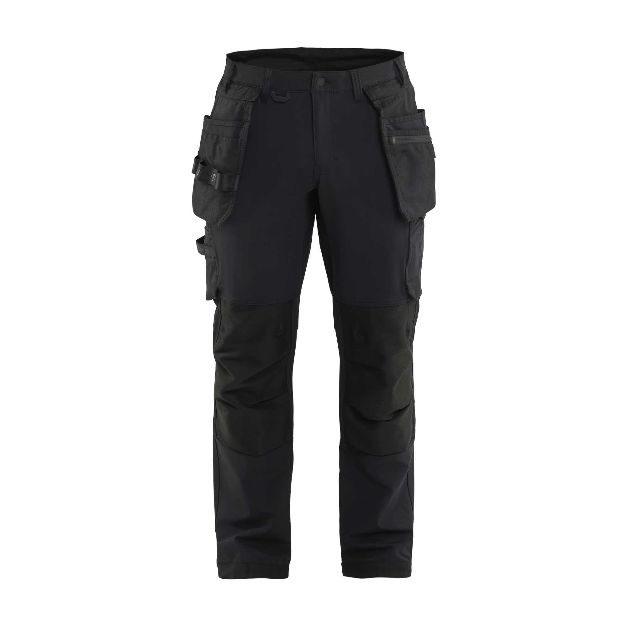 BLAKLADER 17201645 Craftsman trousers 4 way Stretch Work Trousers Men - double weave